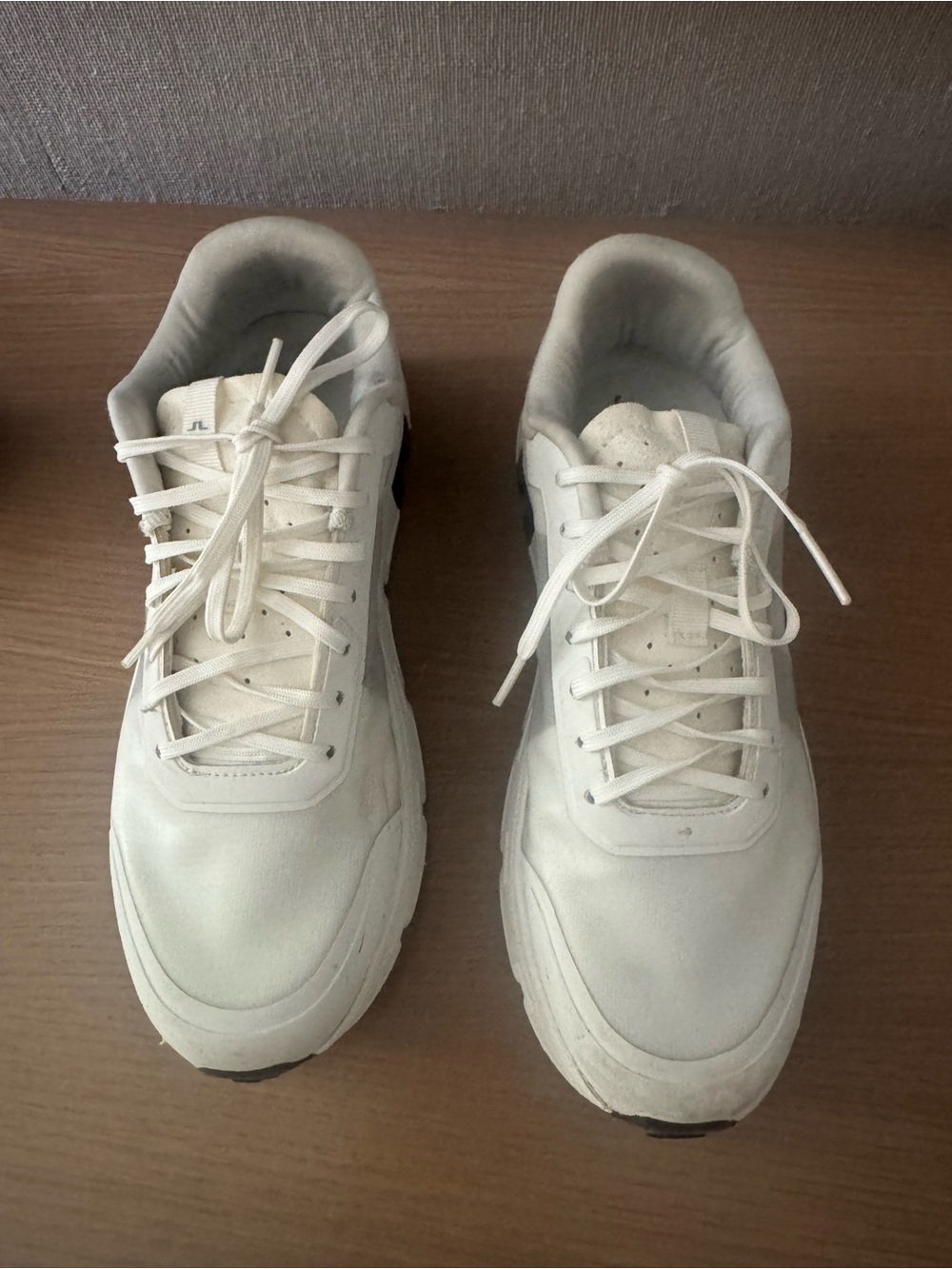 J.Lindeberg White Low-Top Men's Sneakers